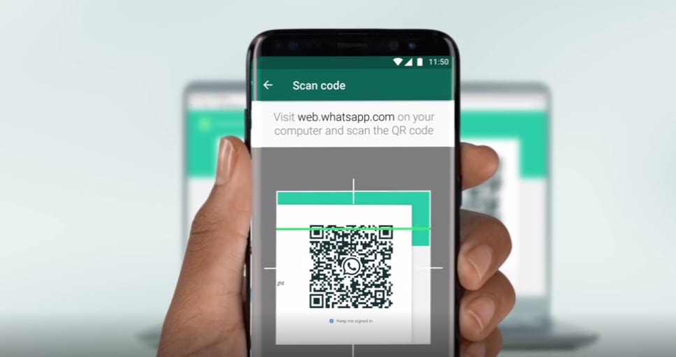 Whatsapp QR-Code scannen